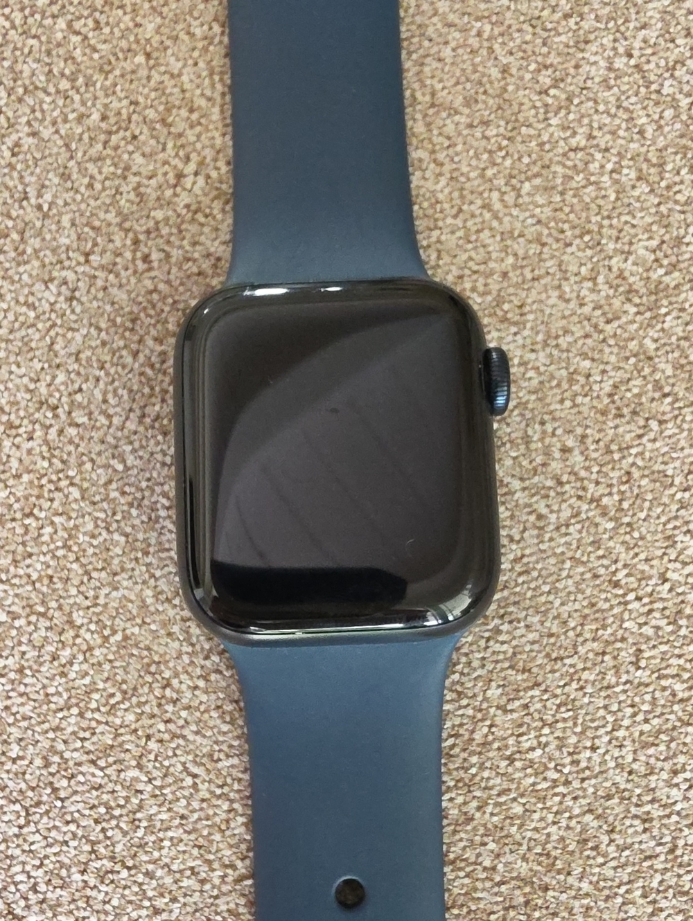 Apple Smartwatch with Dark Blue Silicone Band Se 40MM S/M